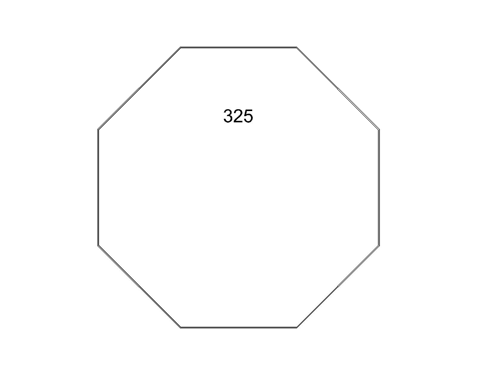 WARA KIN Vassoio Esagonale